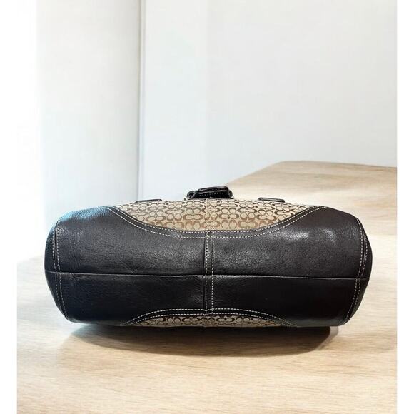 Vintage Coach 6388 Soho Mini Signature Flap Satchel & 6515 Checkbook Wallet - Picture 5 of 15